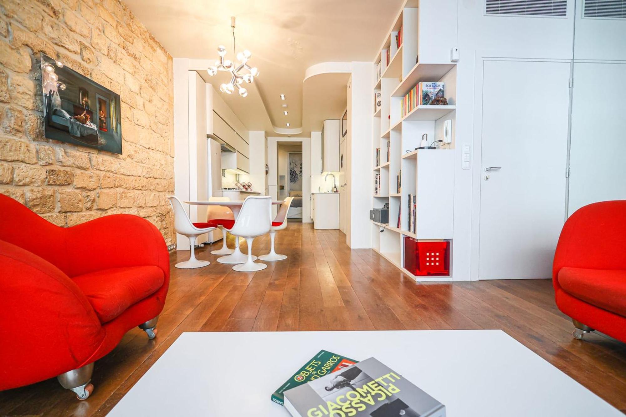 Elegant Appartement Climatise De 65 M2 Avec 2 Ch Paryż Zewnętrze zdjęcie